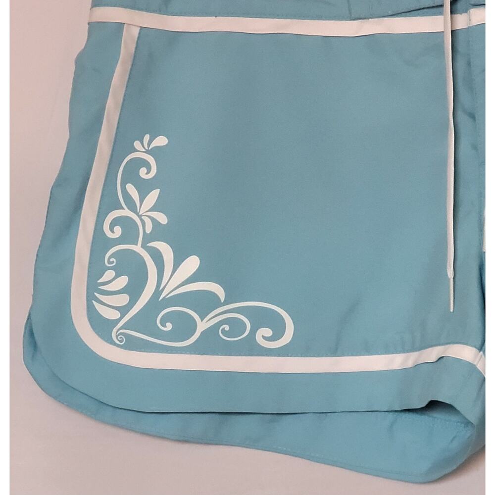 Athleta Tiff Blue Board Swim Shorts Women's Size: 10 Lightweight Summer Surf - Picture 3 of 13